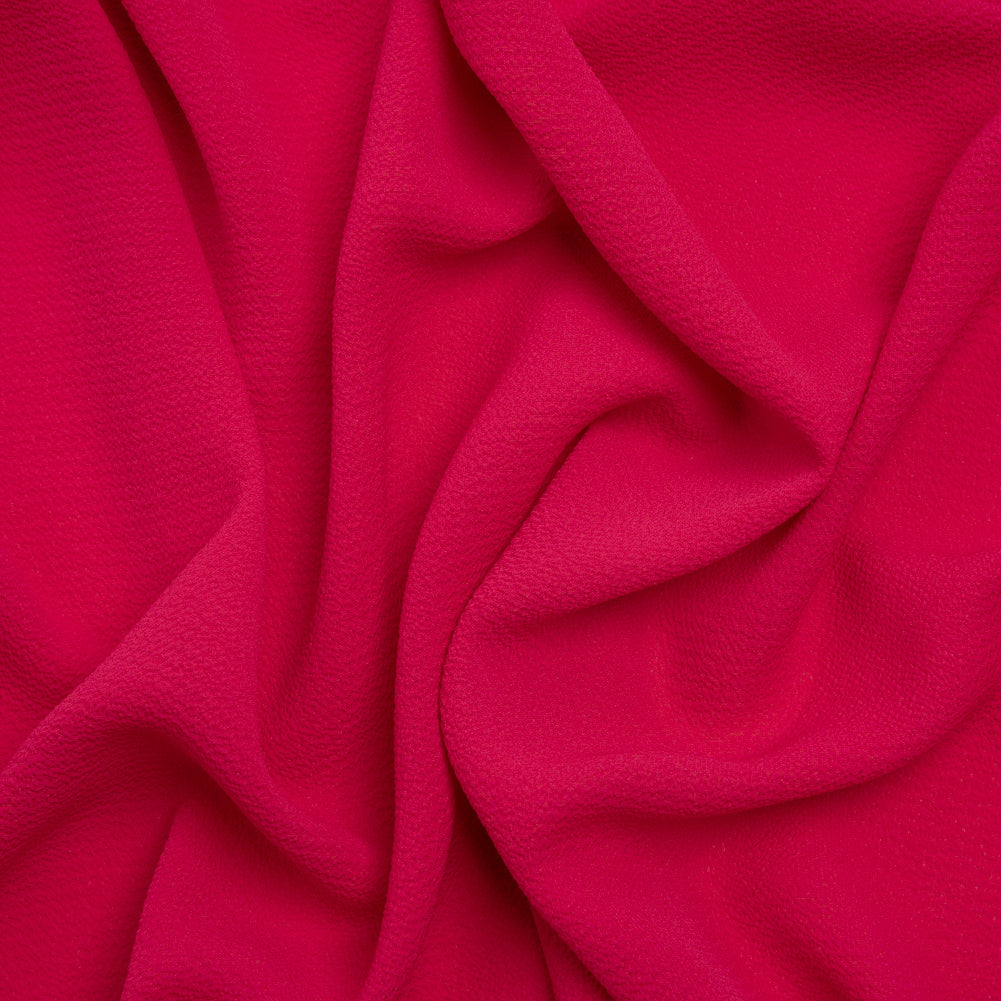 Stretch Polyester Crepe - Hot Pink - Designer Deadstock - Joann Fabrics