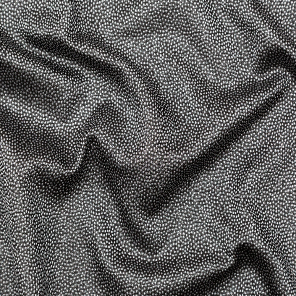 Metallic Silver on Black Abstract Luxury Brocade - Joann Fabrics