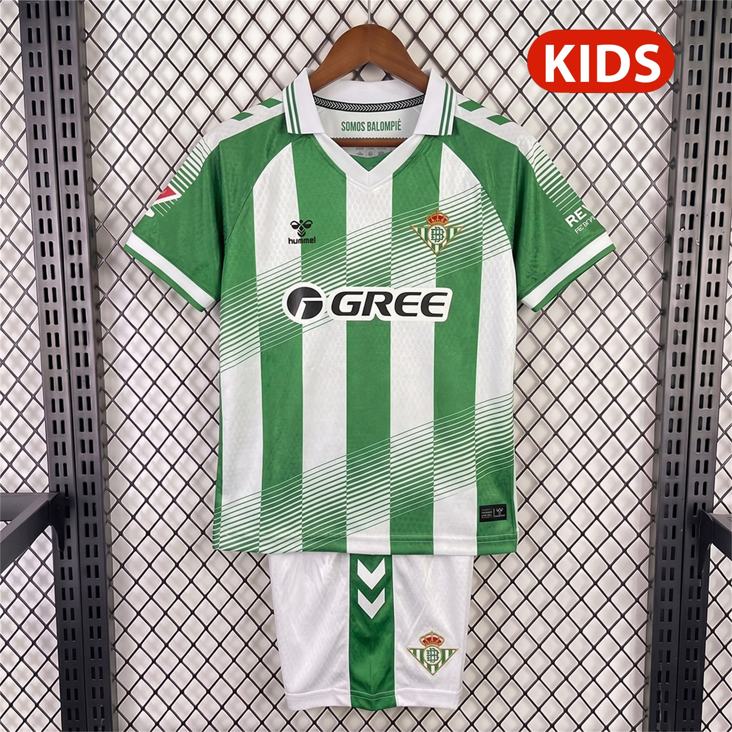 Real Betis 26-27 Home Kids Kit - UnitedFutballJersey