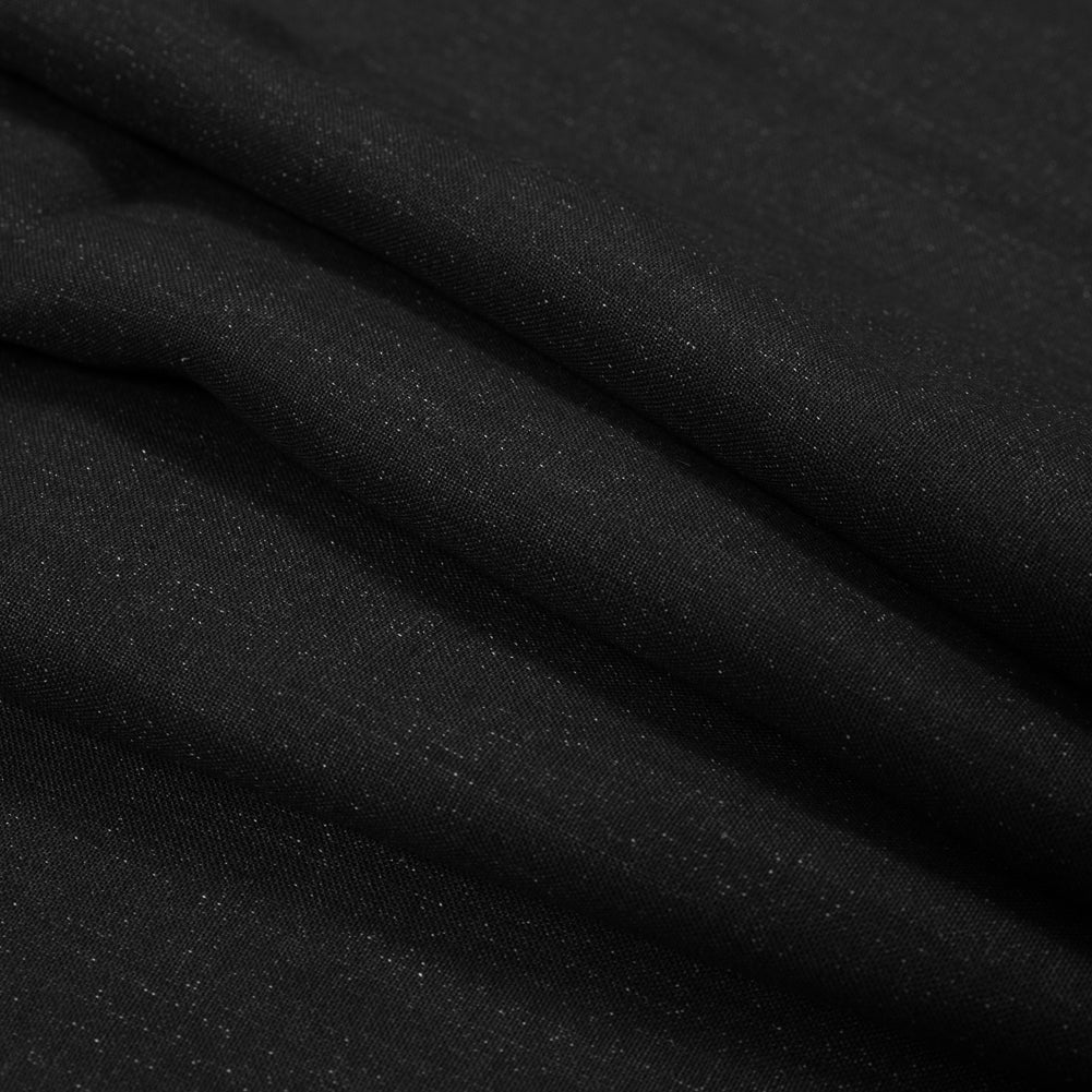 Two-Tone Linen Woven - Black and Gray - Sanremo Collection - Joann Fabrics