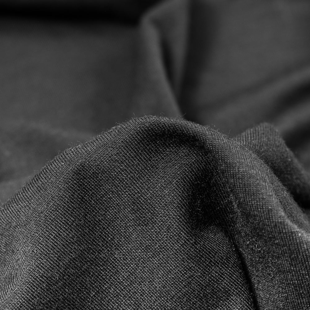Black Stretch Polyester Jersey - Joann Fabrics