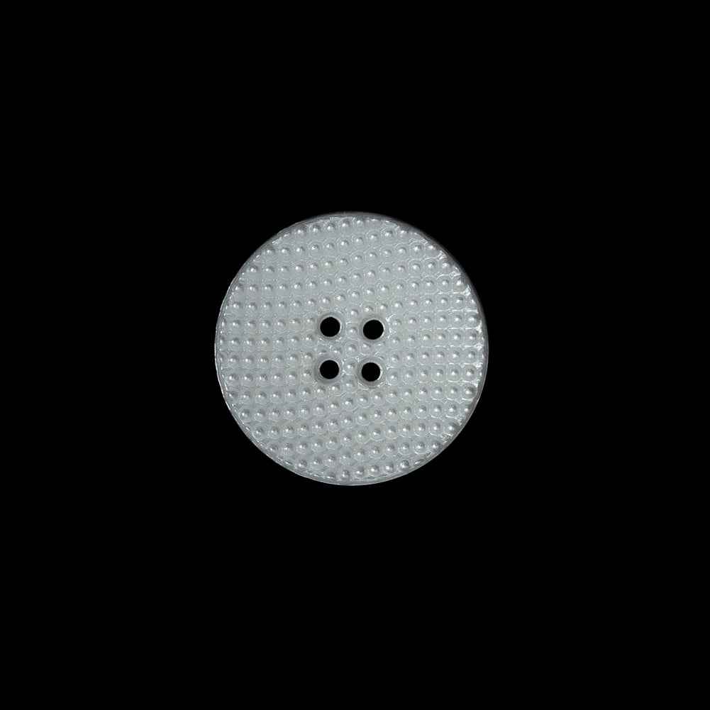Italian Ivory Textural Nylon Sprayed Button - 24L/15mm - Joann Fabrics