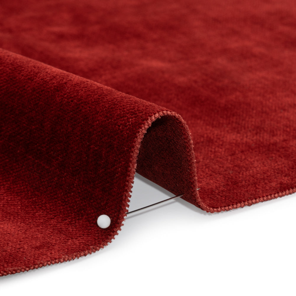 Upholstery Chenille with Latex Backing - Fire Engine - Tonnet Collection - Joann Fabrics
