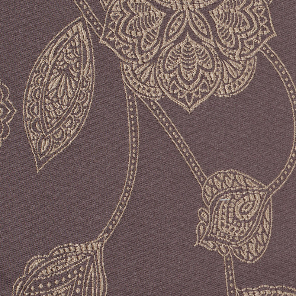 Gold and Brown Floral Satin Jacquard - Joann Fabrics