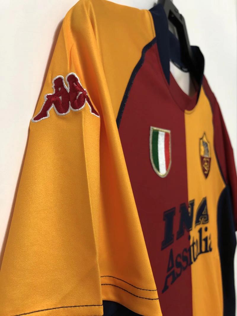 2000-2001 Retro Roma Home Soccer Jersey 1:1 Thai Quality