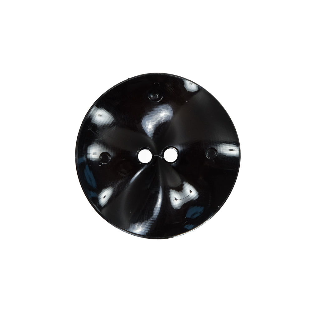 Italian Black Textured Wave Button - 36L/23mm - Joann Fabrics