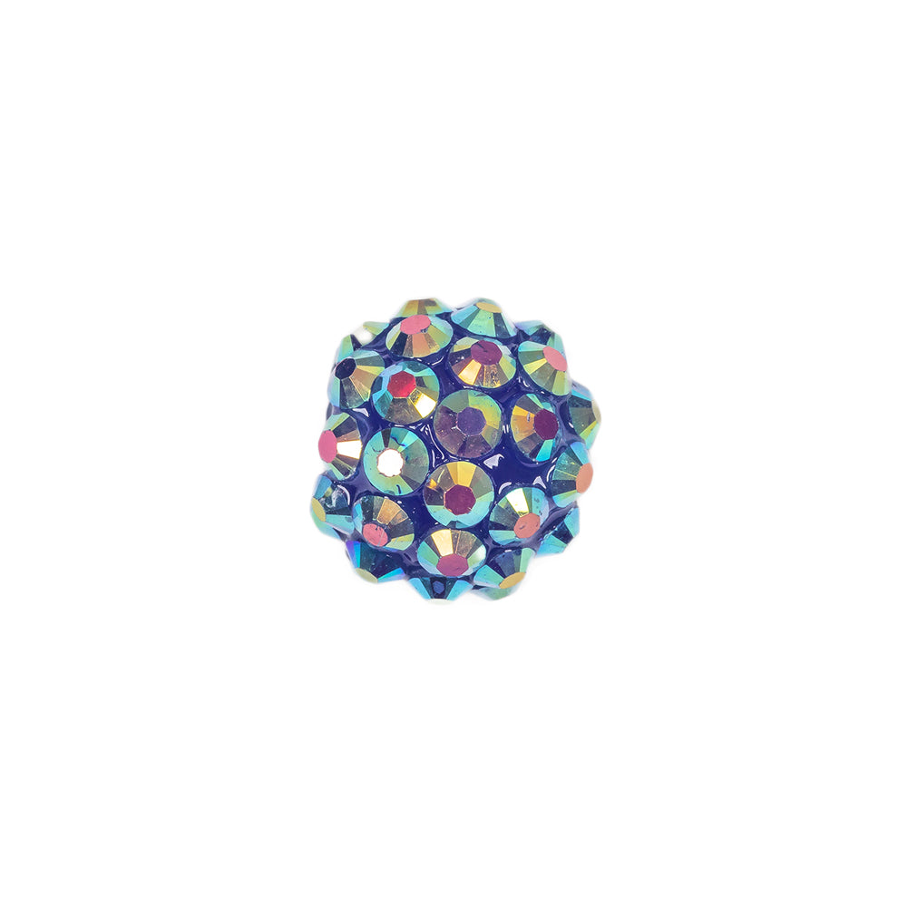 Blue AB Rhinestone and Resin Faceted 14mm Beads - 10pc - Joann Fabrics