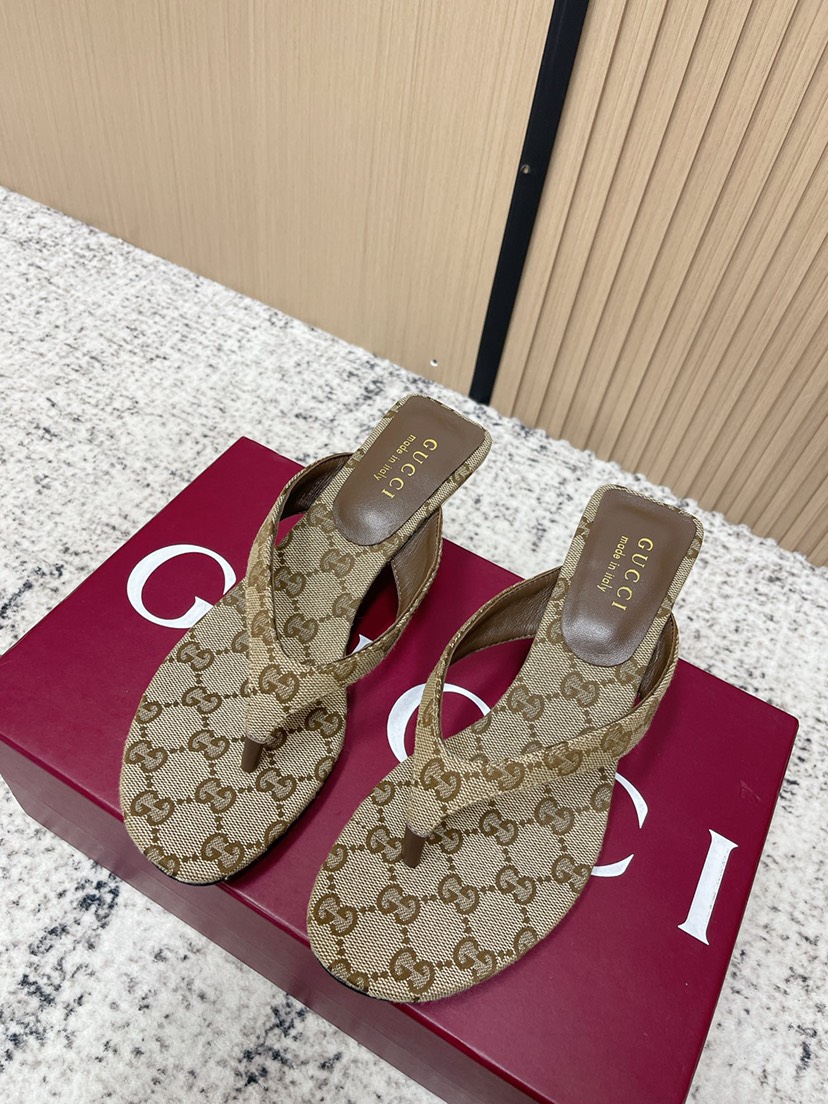 Classic GG Monogram Thong High Heel Mules, Web Stripe Boston Handbag, Women Coordinated Shoe And Bag Outfit Set