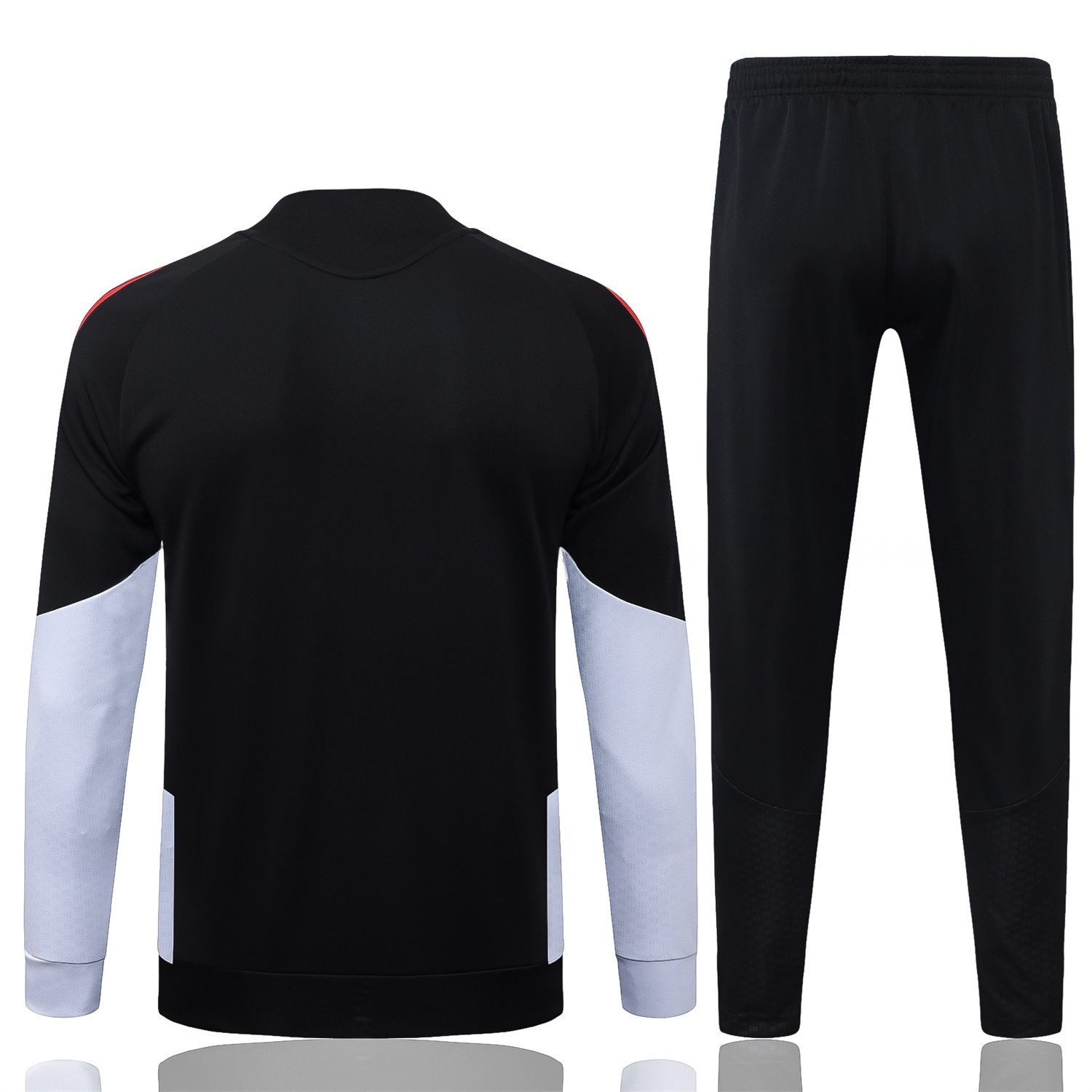 Arsenal 26-27 Jacket Training Tracksuit - Red Edge Black Jackets & Pants - UnitedFutballJersey