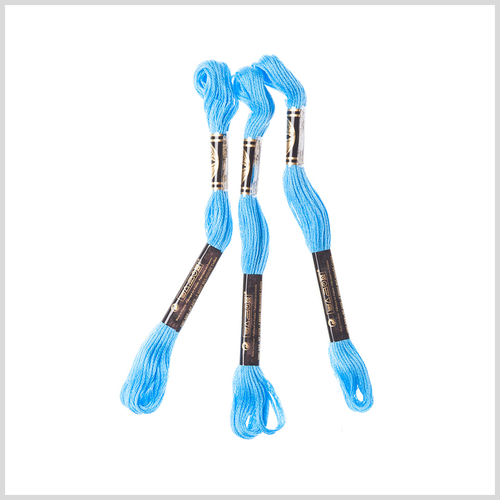 3-Pack DMC Size 6 Embroidery Floss #996 Medium Electric Blue - Joann Fabrics