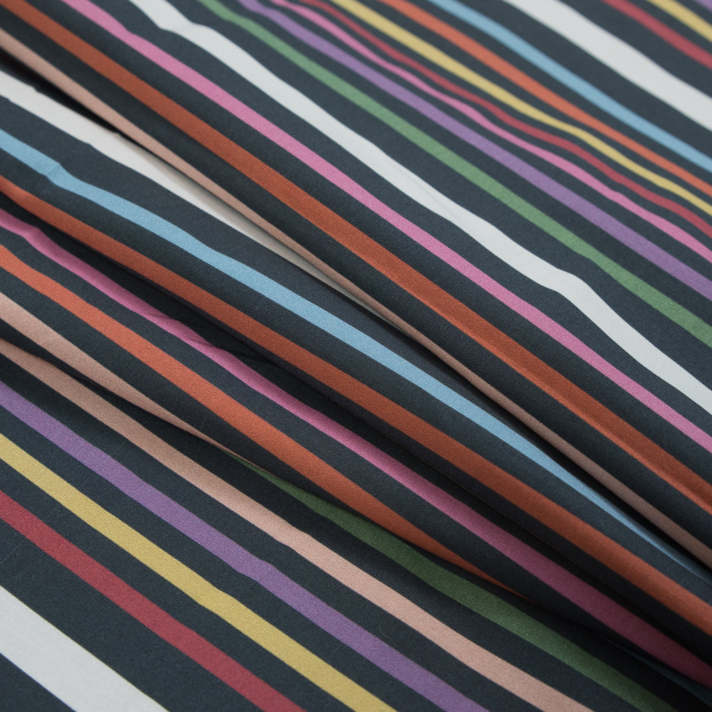 Mood Exclusive Humileco estas Tenereco Black Cotton Poplin - Joann Fabrics