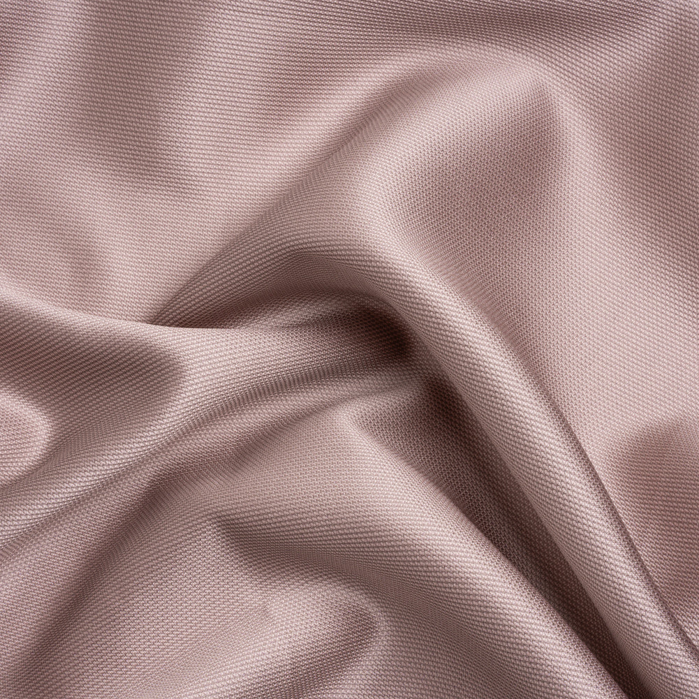 Polyester and Silk Mikado Pique Made in Italy - Deauville Mauve - Premium Collection - Joann Fabrics