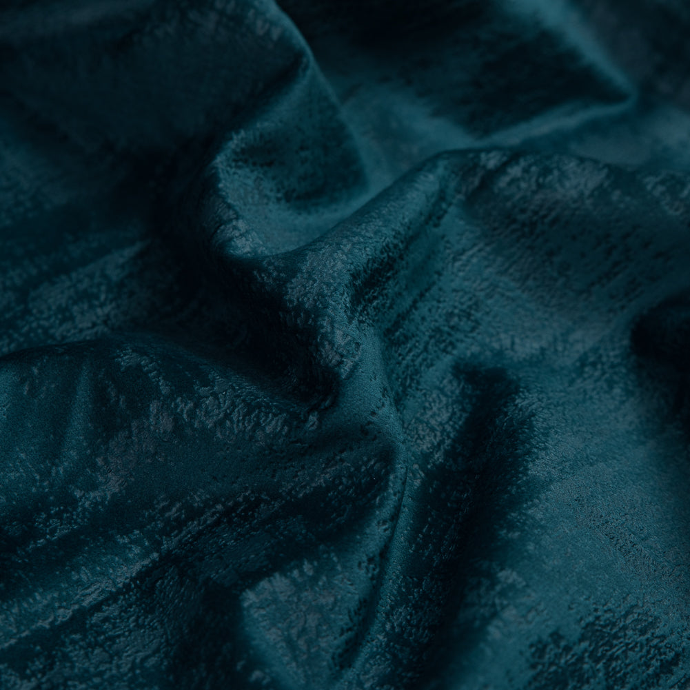 Embossed Textured Velvet - Peacock - British Imported - Joann Fabrics