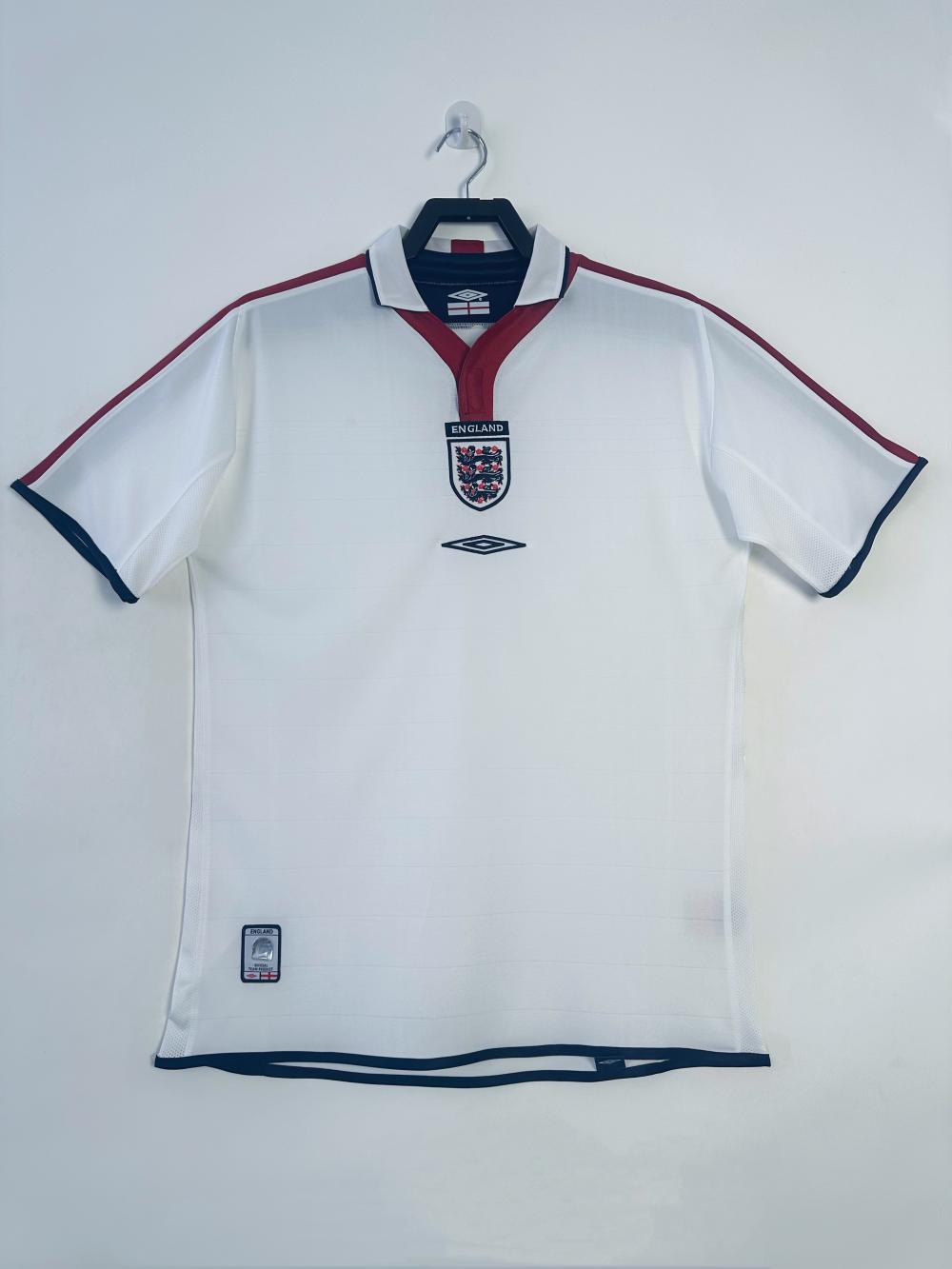 2004 Retro England Home Soccer Jersey 1:1 Thai Quality