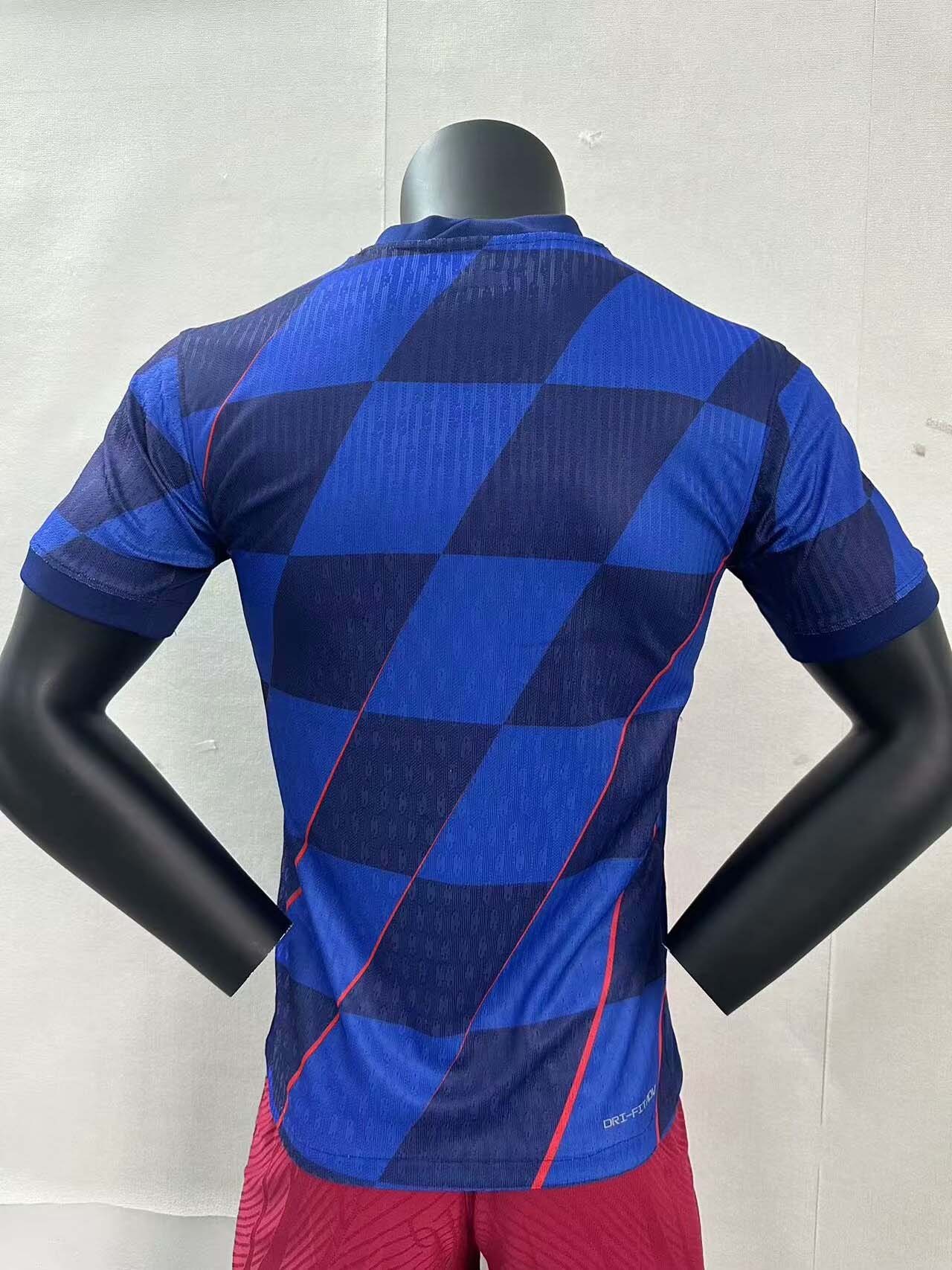 2024 Player Version Croatia National Team Away Football Shirt 1:1 Thai Quality