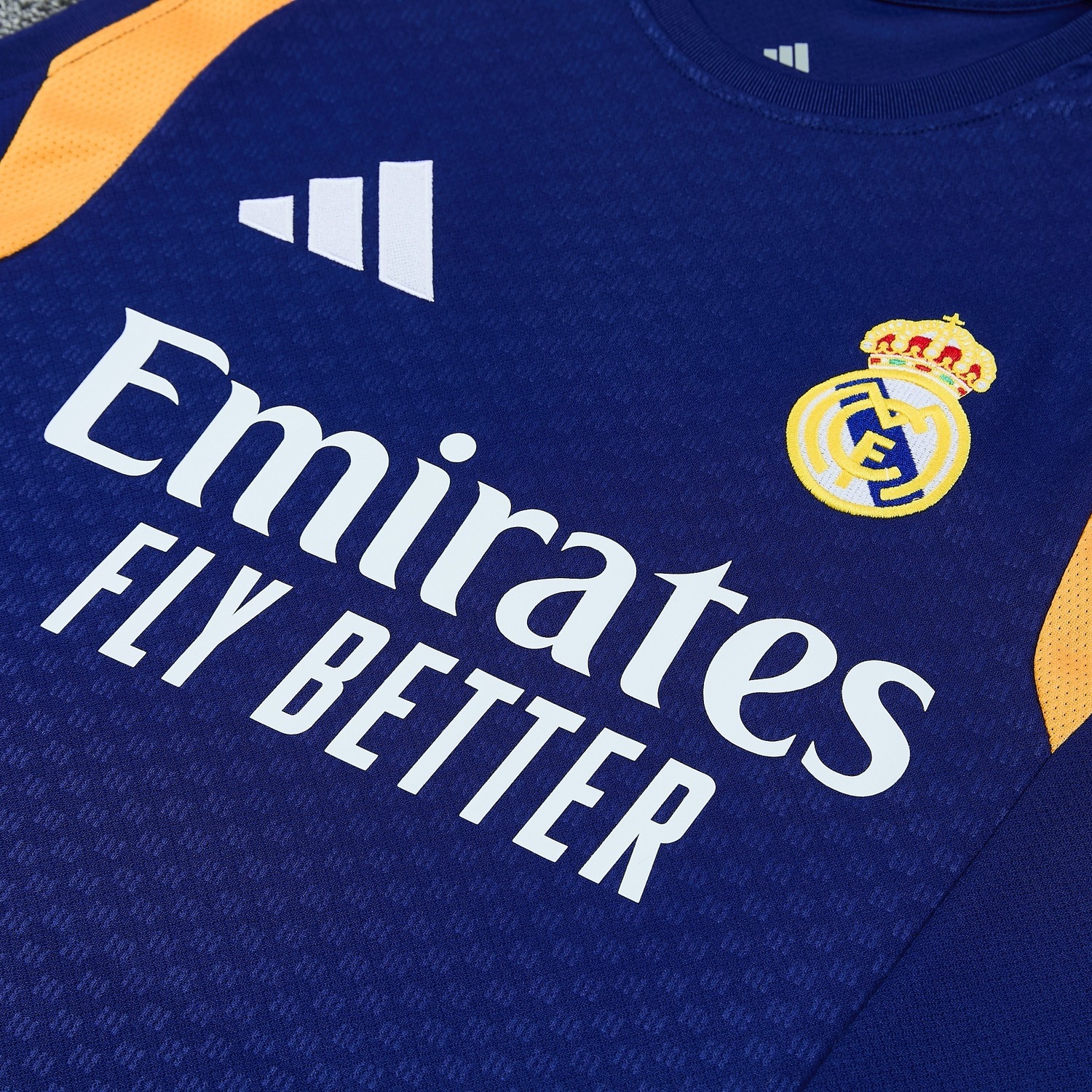 Real Madrid 26-27 Vest Training Set - Blue Vest and Shorts - UnitedFutballJersey