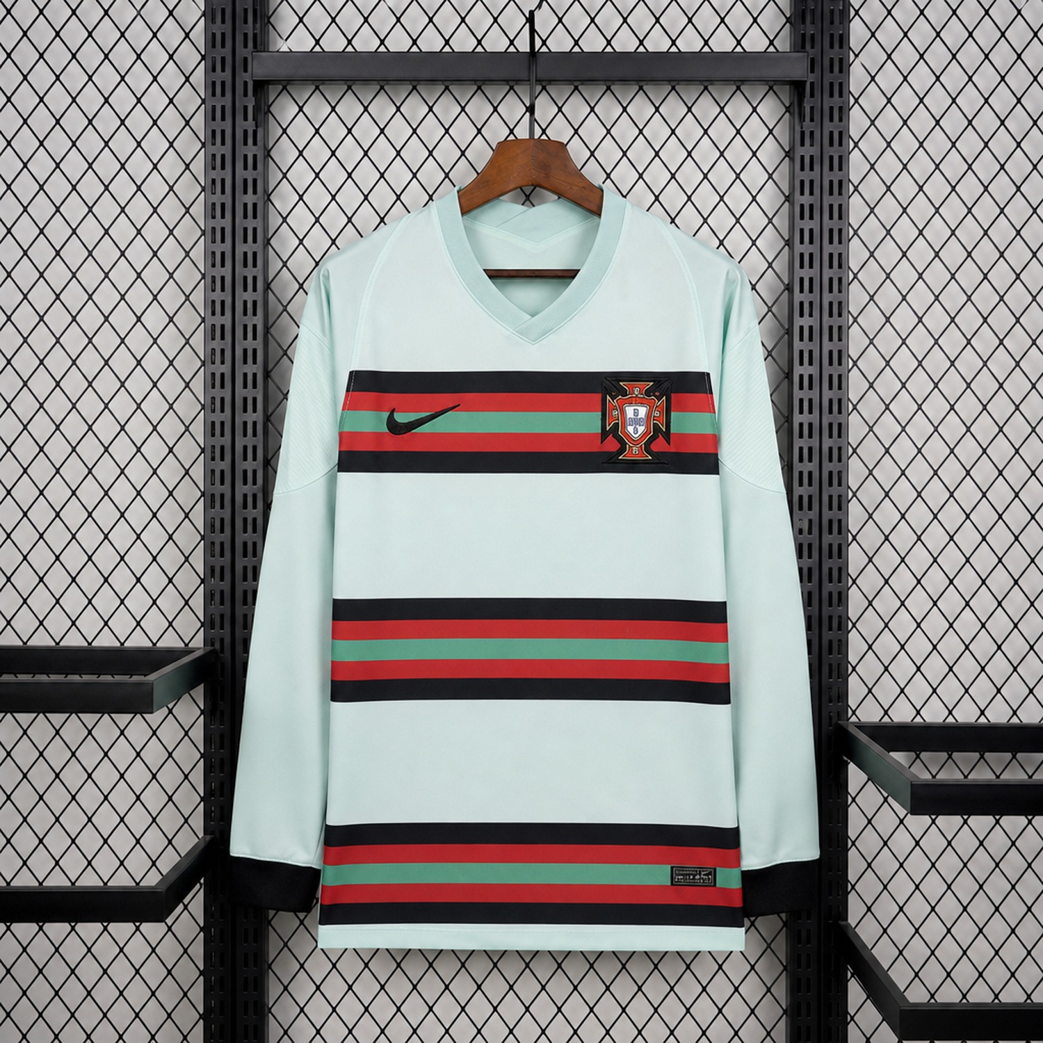 Retro Portugal 2020 Away Long Sleeves Jersey - UnitedFutballJersey