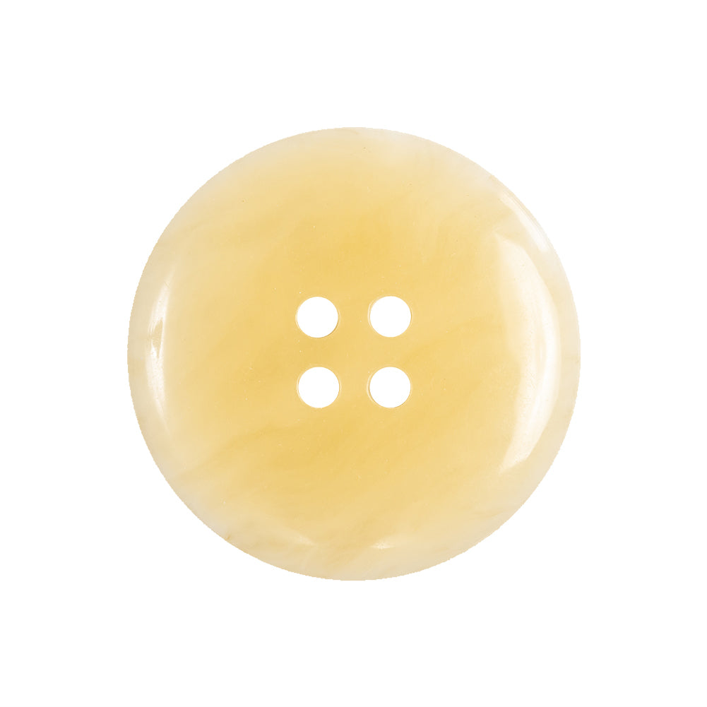 Beige and Ivory Speckled 4-Hole Shallow-Rimmed Plastic Button - 40L/25.5mm - Joann Fabrics