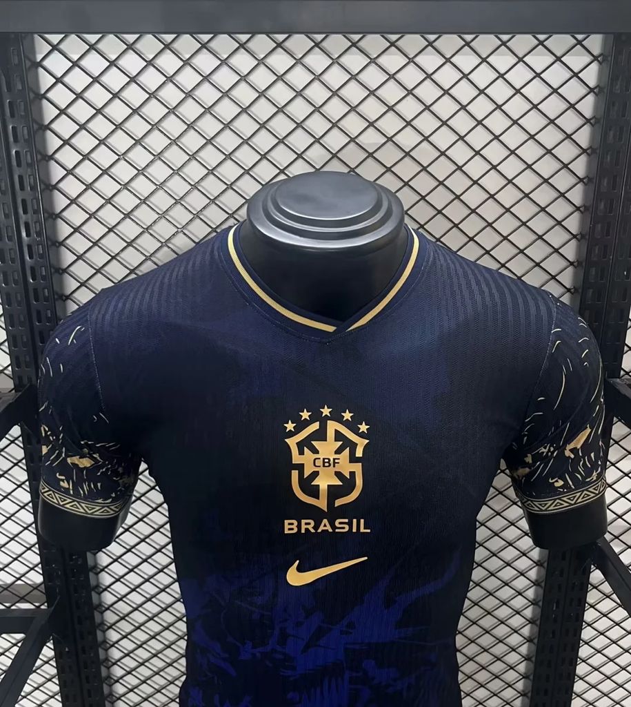 2024-2025 Player Version Brazil Blue Special Edition Jersey 1:1 Thai Quality