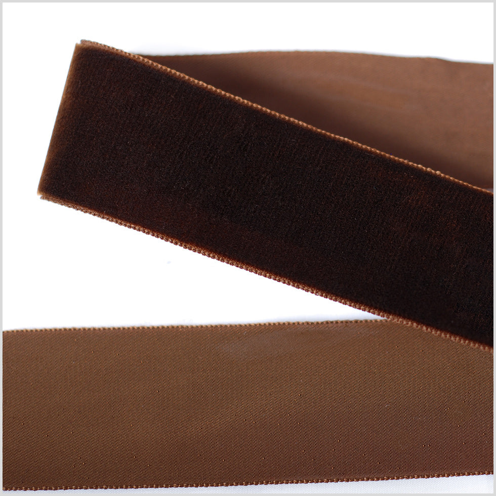 Single Faced Velvet Ribbon Made in Italy - 1.5