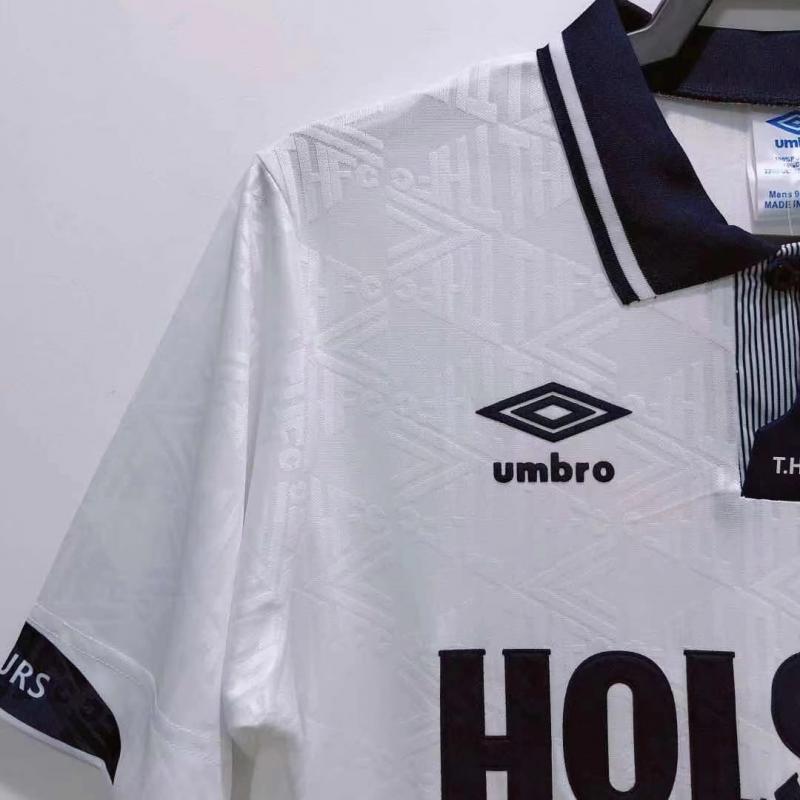 1991/1993 Retro Tottenham Hotspur Home Football Shirt 1:1 Thai Quality