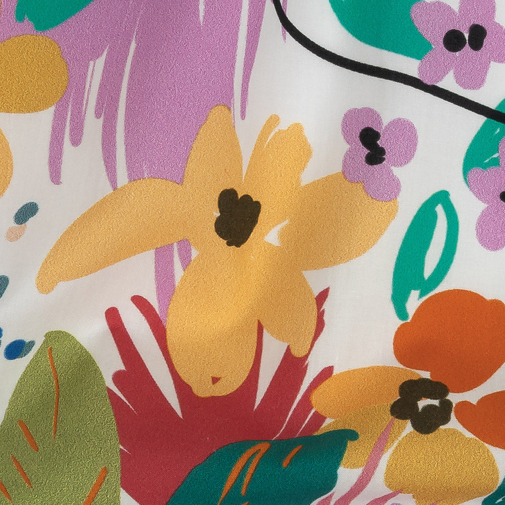 Mood Exclusive White Sidewalk Chalk Safari Cotton Shirting - Joann Fabrics