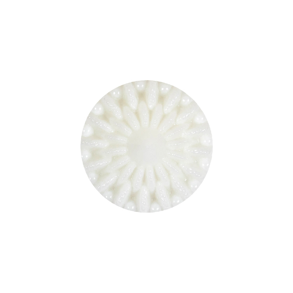 White Rays Molded Shank Back Plastic Button - 30L/19mm - Joann Fabrics