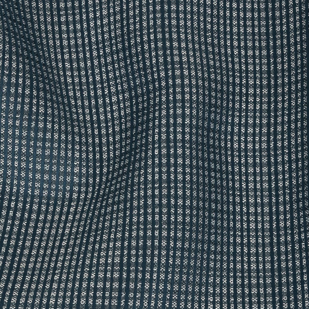 Gridded Polyester Woven - Indigo - British Imported - Joann Fabrics