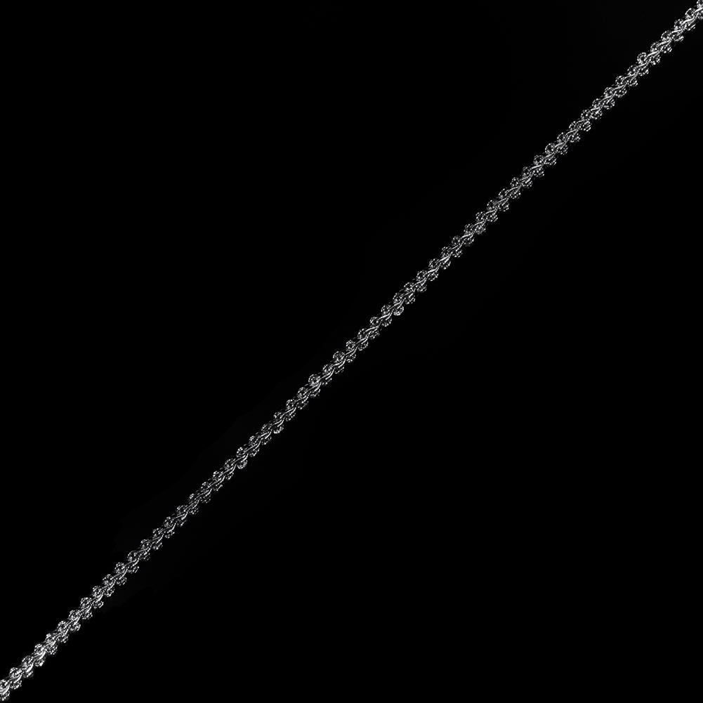 Metallic Silver Braid - 0.25