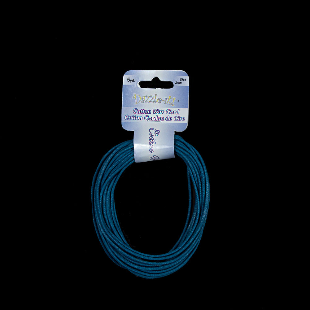 Dazzle-It Royal Blue Cotton Wax Cord - 2mm - Joann Fabrics