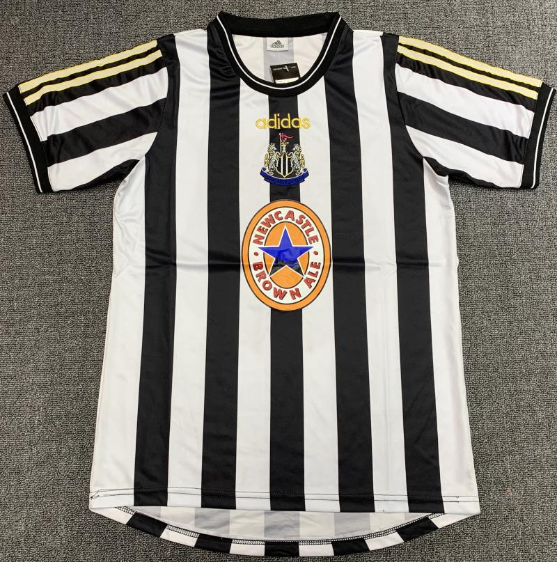 1997-1999 Retro Newcastle United Home Soccer Jersey 1:1 Thai Quality