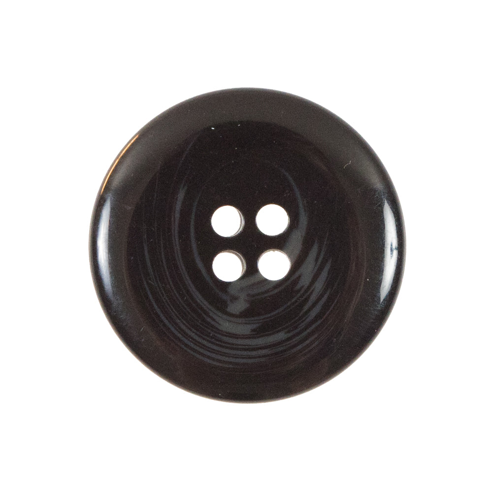 Black and Gray Plastic Button with Dipped Edges - 40L/25.5mm - Joann Fabrics