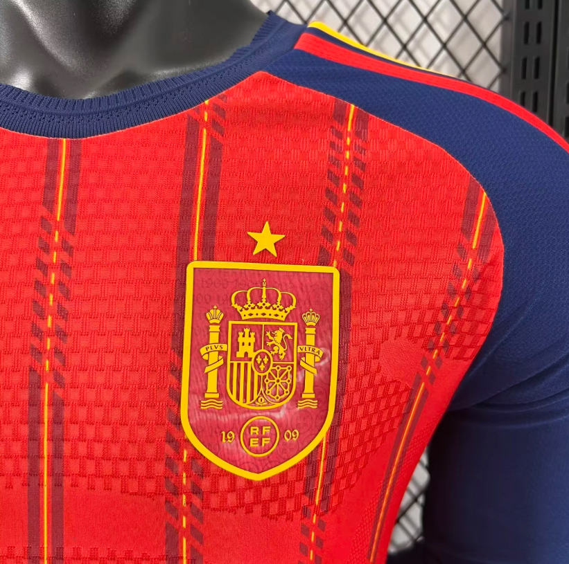 2026 Long Sleeve Player Version Spain Home Football Jersey 1:1 Thai quality