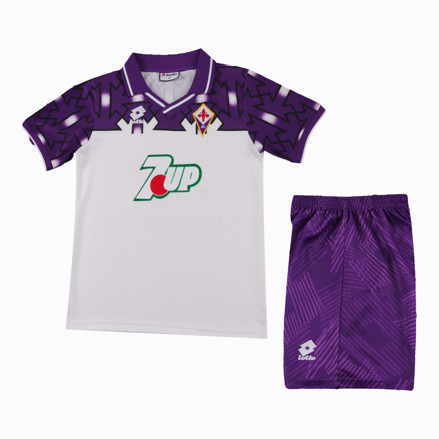 Retro Fiorentina 1992-93 Away Kids Kit - UnitedFutballJersey