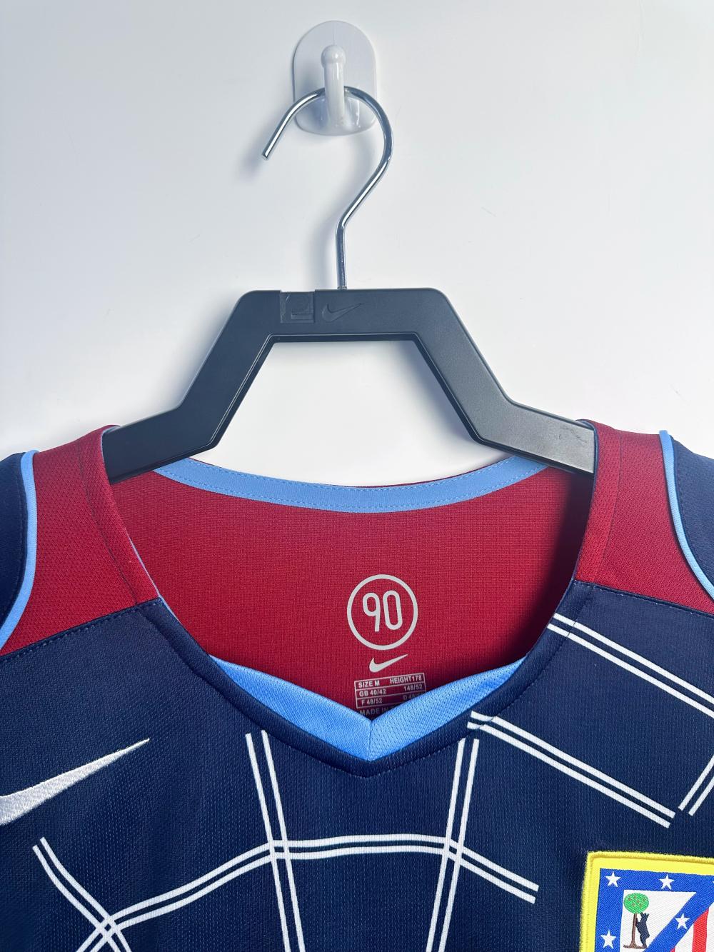 2004/2005 Retro Long sleeve Atletico Madrid Away Soccer Jersey 1:1 Thai Quality