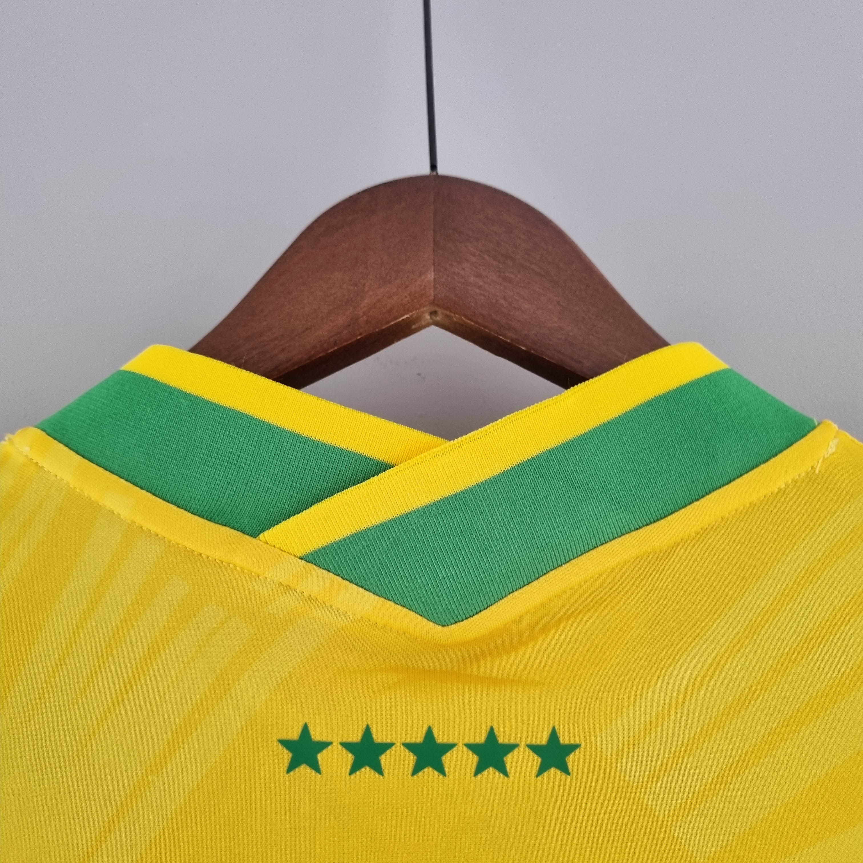 2022 Brazil Classic Soccer Jersey Yellow