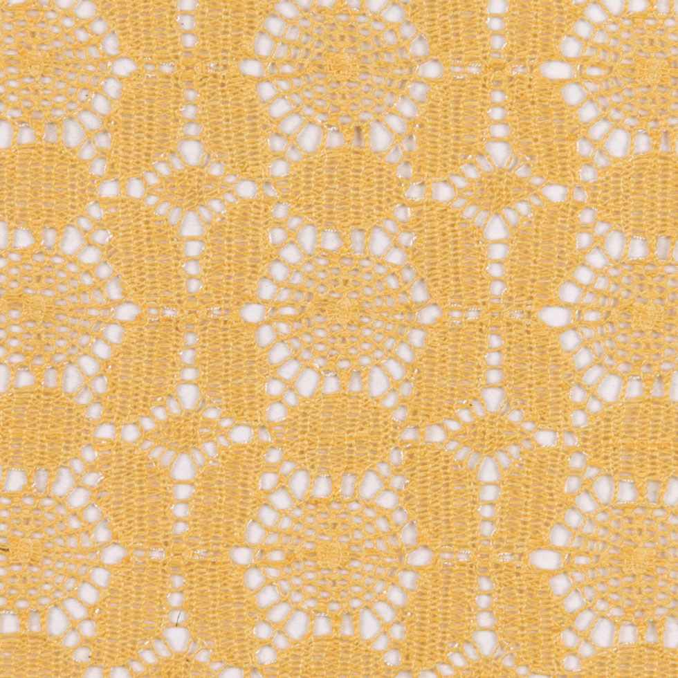 Marigold Floral Polyester Lace - Joann Fabrics