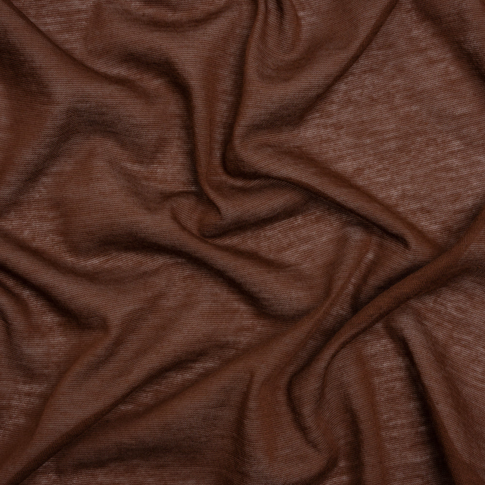 Lightweight Cotton Jersey - Russet Brown - Designer Deadstock - Joann Fabrics