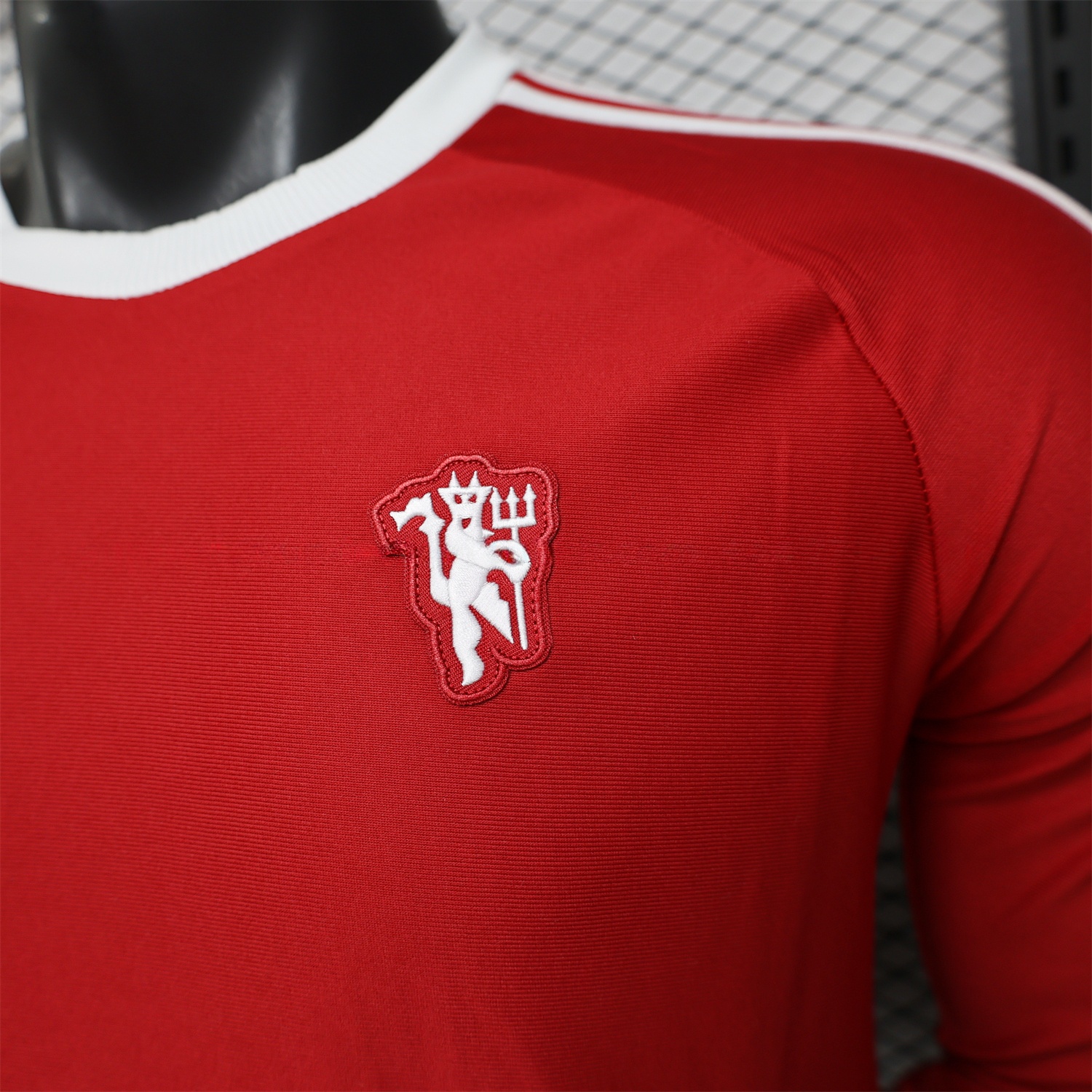 Manchester United 26-27 Red Casual Long Sleeves Jersey - Player Version - UnitedFutballJersey