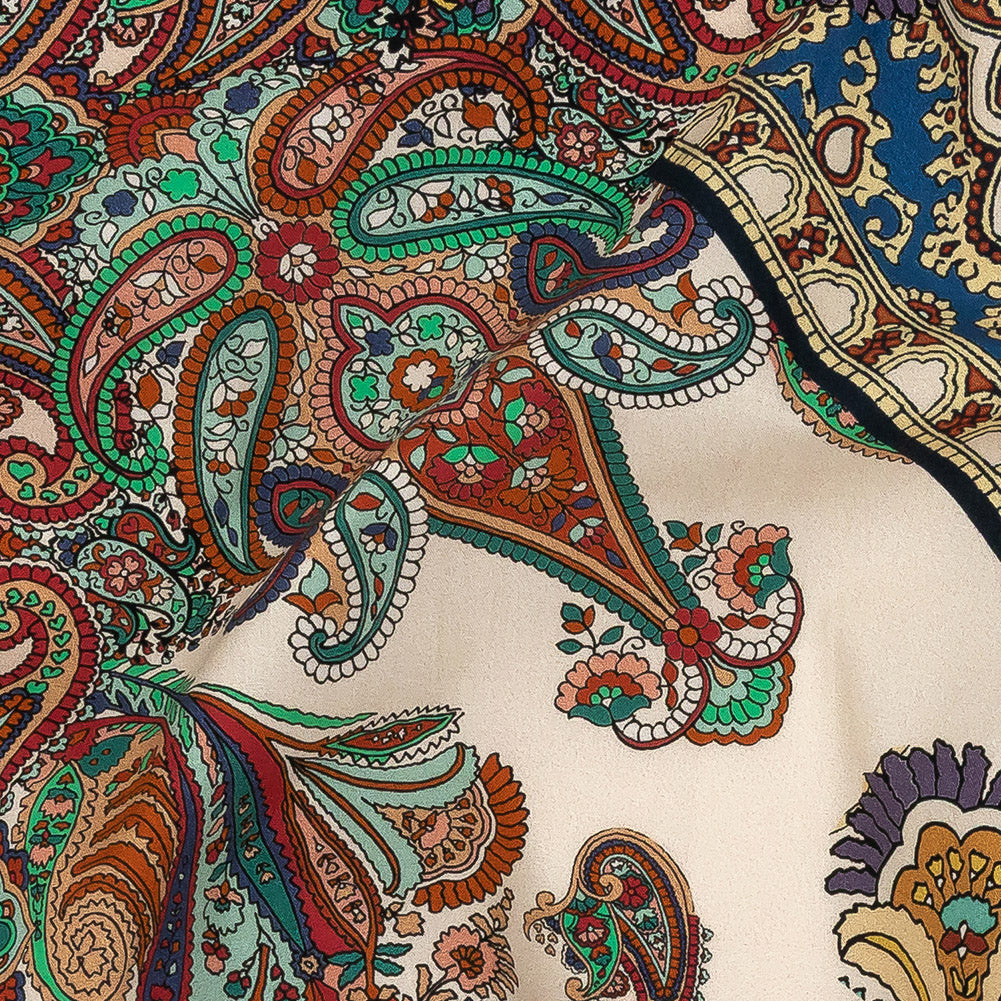 Mood Exclusive Mustard Ornate Ornamentation Cotton Poplin - Joann Fabrics