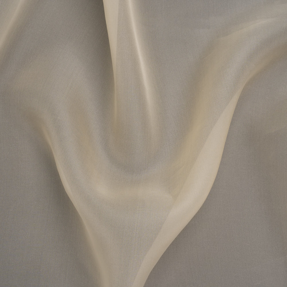 Silk Organza - Pale Beige - Famous Australian Designer Deadstock - Joann Fabrics