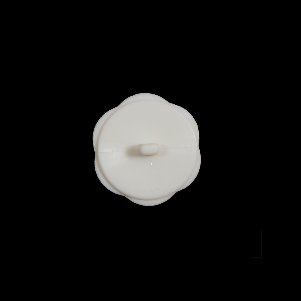 Italian Beige Floral Beveled Shank Back Button - 22L/14mm - Joann Fabrics