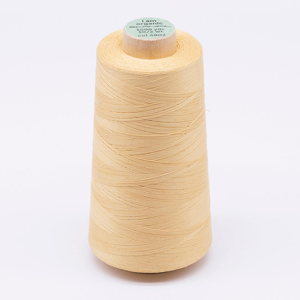 SCANFIL® 50wt Organic Pima Cotton Thread 5000 yd Cones - 4802 Cornsilk - Joann Fabrics