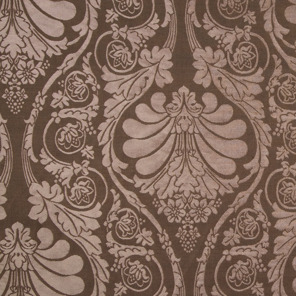 Moss Brown/Gold Damask Brocade - Joann Fabrics