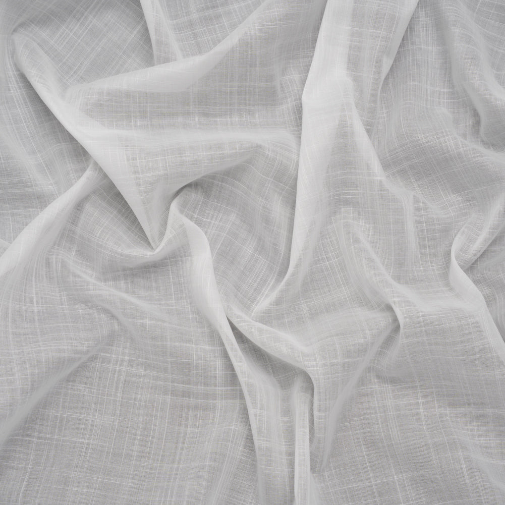 Textured Cotton Voile - White - Famous Australian Designer Deadstock - Joann Fabrics