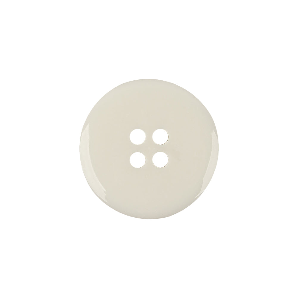 Shiny Bone White Shallow Plate 4-Hole Plastic Button - 32L/20mm - Joann Fabrics