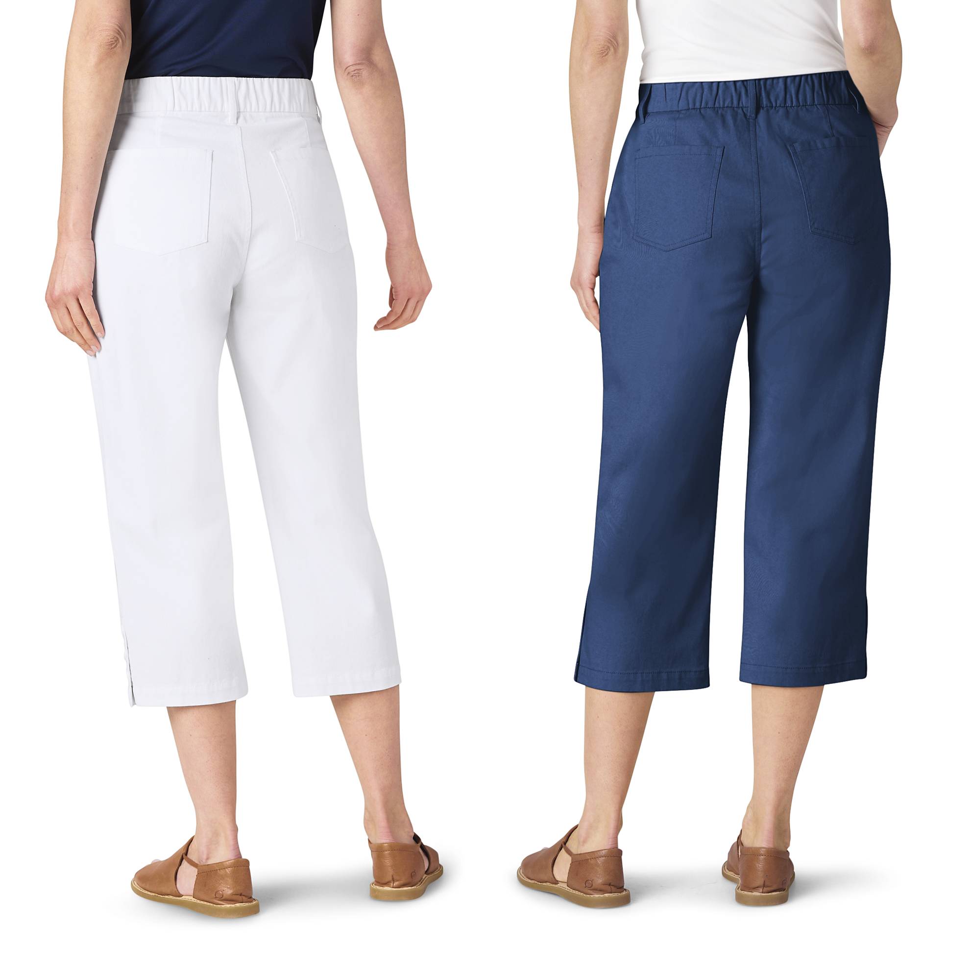 Comfort Waist Stretch Twill Capri - Northstyle Catalog