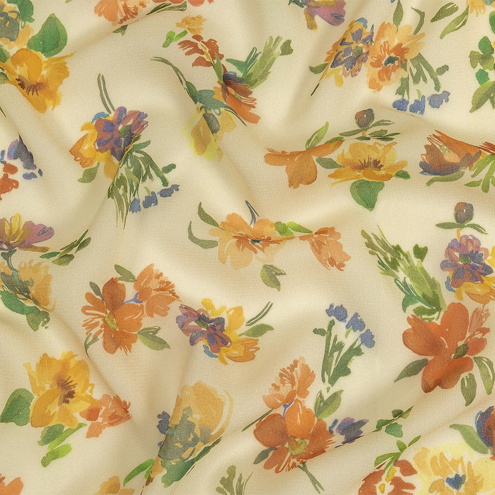 Mood Exclusive Beige Artist's Allure Viscose Georgette - Joann Fabrics