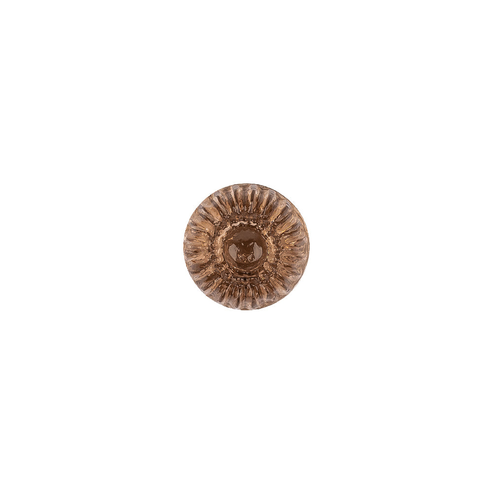 Translucent Golden Shadow Abstract Radiating Shank Back Glass Button - 16L/10mm - Joann Fabrics