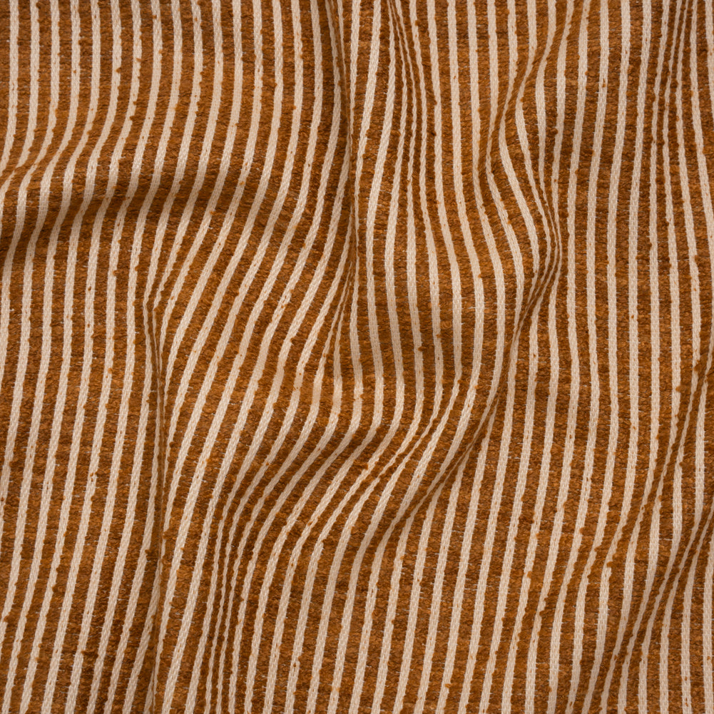 Polyester Boucle Woven - Sienna Stripes - British Imported - Joann Fabrics